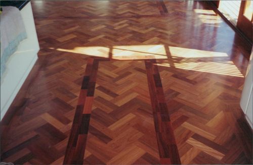 Block Parquetry Double Herringbone Pattern