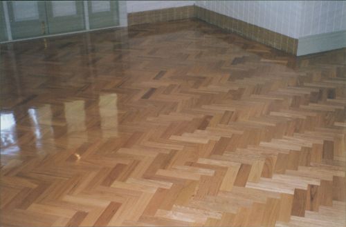 Block Parquetry Herringbone Pattern