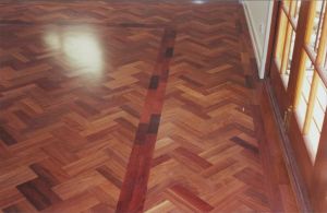 Double Block Herringbone - Brushbox with Jarra Border